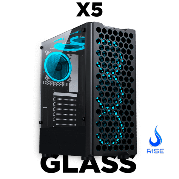 Gabinete Gamer Rise Mode X5 Glassㅤㅤㅤ
