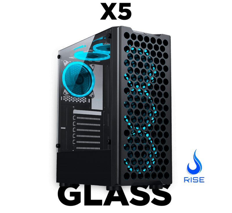 Gabinete Gamer Rise Mode X5 Glassㅤㅤㅤ